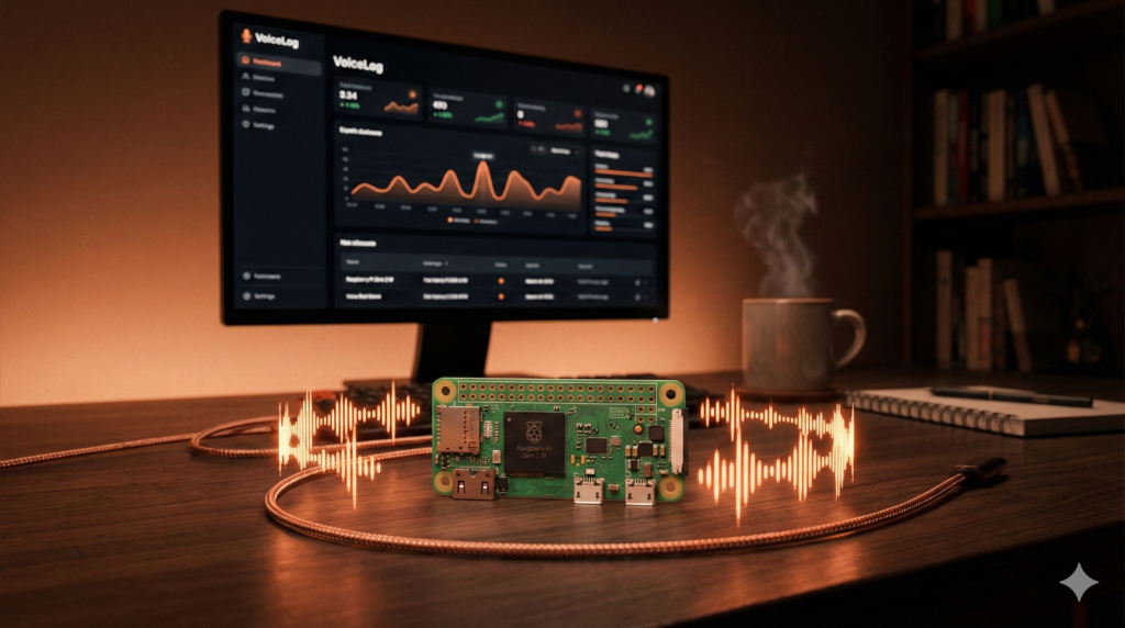 【開発ログ】ラズパイ×ローカルAIで作る！家庭向け完全自動・プライベート音声議事録システム「VoiceLog」構築の全記録