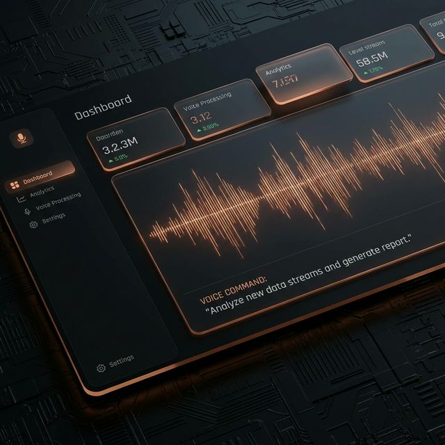 VoiceLog Web UI Dashboard